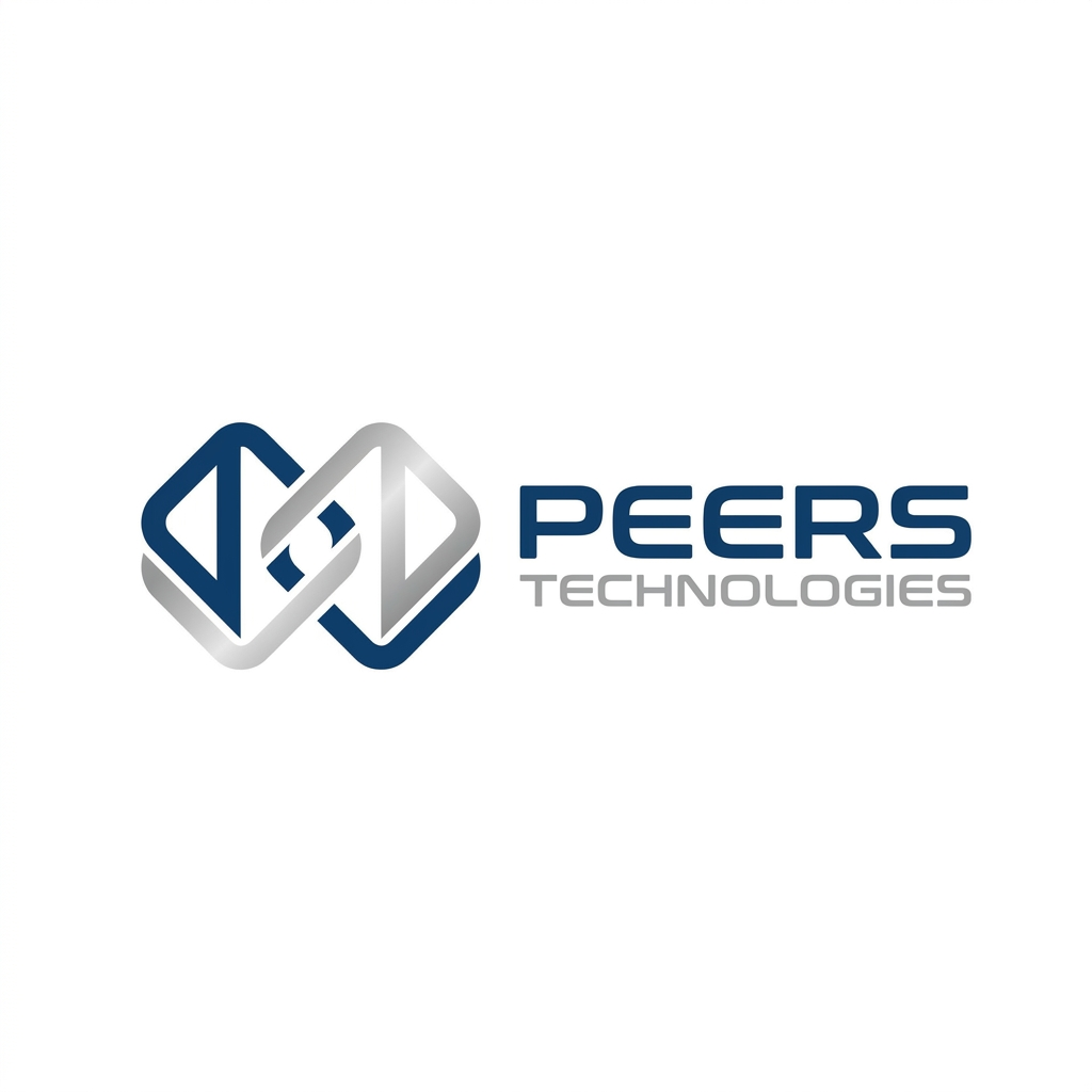 Peers Technologies — Horizontal Lockup logo design